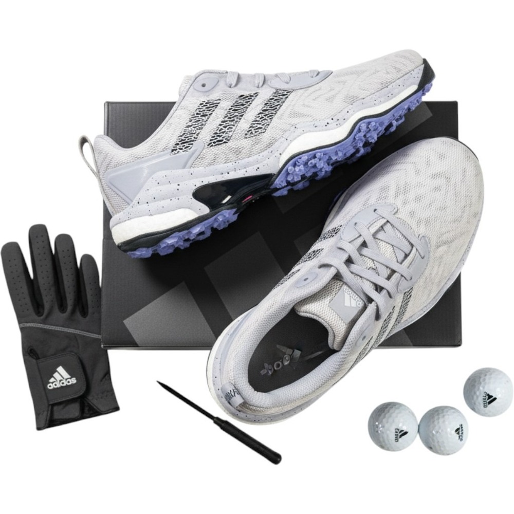 Adidas Codechaos 25 Golf Shoes Mens 11 Grey Black Spikeless IF3269